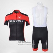 2011 Fietsshirt Castelli Zwart en Rood