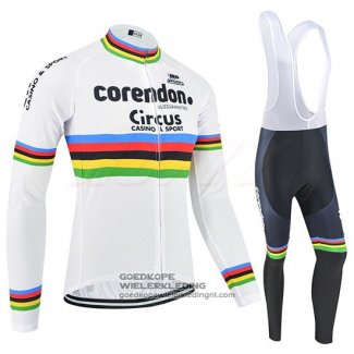2019 Fietsshirt UCI Wereldkampioen Corendon Circus Lange Mouwen en Koersbroek