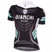 2016 Fietsshirt Vrouw Bianchi Zwart