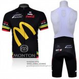 2011 Fietsshirt McDonalds Zwart en Geel