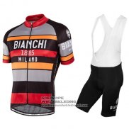 2016 Fietsshirt Bianchi Rood en Oranje