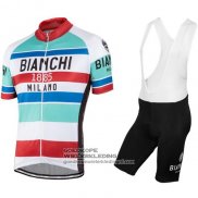 2016 Fietsshirt Bianchi Rood en Wit