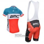2014 Fietsshirt BMC Kampioen Italie Blauw en Oranje