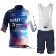 2023 Fietsshirt Israel Cycling Academy Multicolore Korte Mouwen en Koersbroek