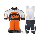 2015 Fietsshirt KTM Wit en Oranje
