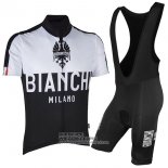 2017 Fietsshirt Bianchi Milano Zwart