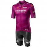 2020 Fietsshirt Giro D'italie Fuchsia Korte Mouwen en Koersbroek
