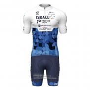 2022 Fietsshirt Israel Cycling Academy Blauw Wit Korte Mouwen en Koersbroek