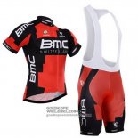 2015 Fietsshirt BMC Zwart en Oranje