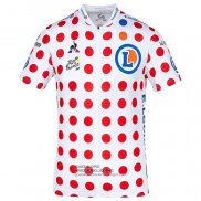 2020 Fietsshirt Tour de France Wit Rood Korte Mouwen en Koersbroek(2)