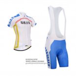 2014 Fietsshirt Fox CyclingBox Wit en Blauw
