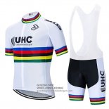 2020 Fietsshirt UHC UCI Wereldkampioen Korte Mouwen En Koersbroek