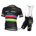 2016 Fietsshirt UCI Mondo Kampioen Lider Quick Step Zwart