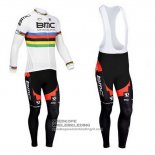 2013 Fietsshirt UCI Mondo Kampioen BMC Lange Mouwen