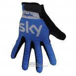 2020 Sky Handschoenen Met Lange Vingers Blauw Wit
