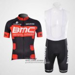 2012 Fietsshirt BMC Zwart en Rood