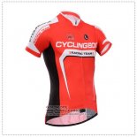 2014 Fietsshirt Fox CyclingBox Rood en Wit