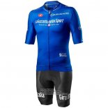 2020 Fietsshirt Giro D'italie Blauw Korte Mouwen en Koersbroek