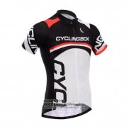 2014 Fietsshirt Fox CyclingBox Wit en Zwart