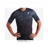2021 Fietsshirt Specialized Zwart Blauw Korte Mouwen en Koersbroek