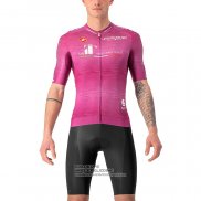 2022 Fietsshirt Giro D'italie Violet Korte Mouwen en Koersbroek