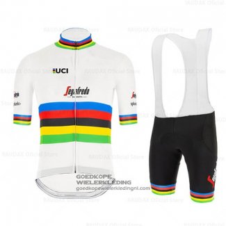 2020 Fietsshirt UCI Wereldkampioen Segafredo Zanetti Korte Mouwen en Koersbroek