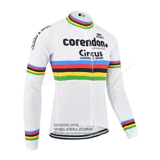 2019 Fietsshirt UCI Wereldkampioen Corendon Circus Lange Mouwen en Koersbroek